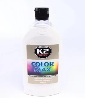 Поліроль восковий для кузова відтіняючий білий / PERFECT COLOR MAX WHITE 500ML для K2 K025BI фото товару