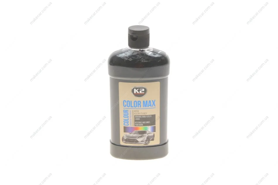 <strong>Поліроль восковий для кузова відтіняючий чорний / PERFECT COLOR MAX BLACK 500ML K2 K025CA (фото 1)</strong>