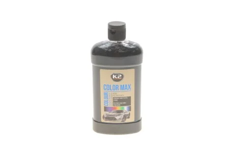 Поліроль восковий для кузова відтіняючий чорний / PERFECT COLOR MAX BLACK 500ML для K2 K025CA фото товару