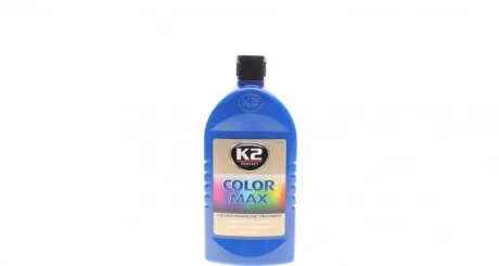 Поліроль восковий для кузова відтіняючий синій / PERFECT COLOR MAX BLUE 500ML для K2 K025NI фото товару