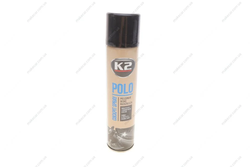 <strong>Поліроль для торпедо "лимон" / PERFECT POLO COCKPIT SPRAY 300ML LEMON K2 K403CY (фото 1)</strong>