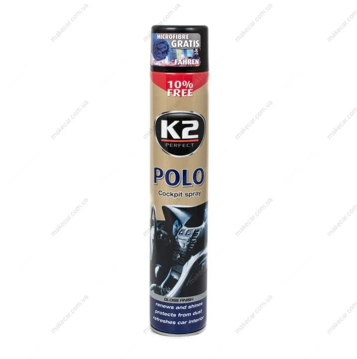 <strong>Поліроль для торпедо "нове авто" / PERFECT POLO COCKPIT SPRAY 750ML FAHREN K2 K407FA1 (фото 1)</strong>