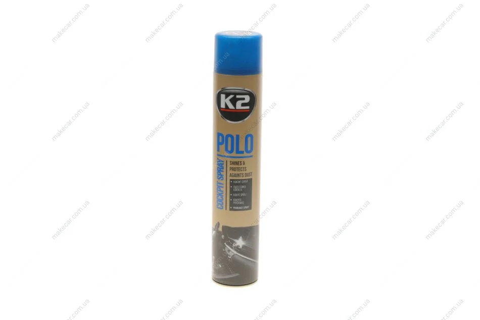 <strong>Поліроль для торпедо "лаванда" / PERFECT POLO COCKPIT SPRAY 750ML LAVENDER K2 K407LA1 (фото 1)</strong>