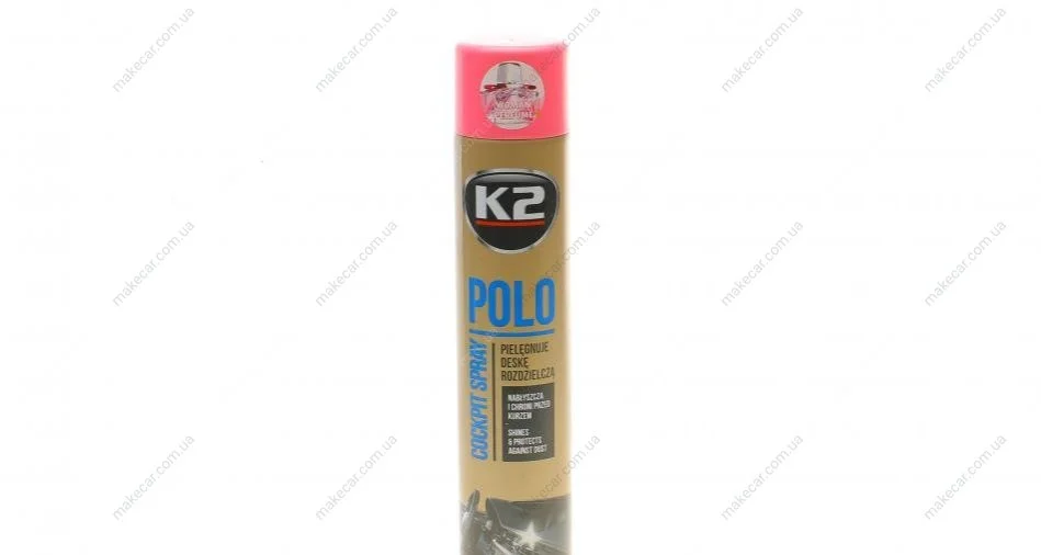 <strong>Поліроль для торпедо "жіночий аромат" / PERFECT POLO COCKPIT SPRAY 750ML WOMAN K2 K407WO0 (фото 1)</strong>