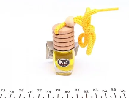 Автомобільний ароматизатор (освіжувач) повітря "лимон" / VINCI VENTO SOLO REFILL LEMON 8ML для K2 V408 фото товару
