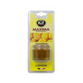 Гелевий ароматизатор (освіжувач) повітря "лимон" / VINCI MAXIMA LEMON 50ML K2 V605 фото товару