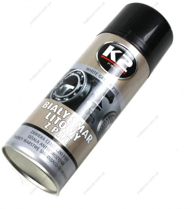 <strong>Засіб для змащення (білий літієвий) / PRO WHITE GREASE PTFE 400ML K2 W121 (фото 1)</strong>