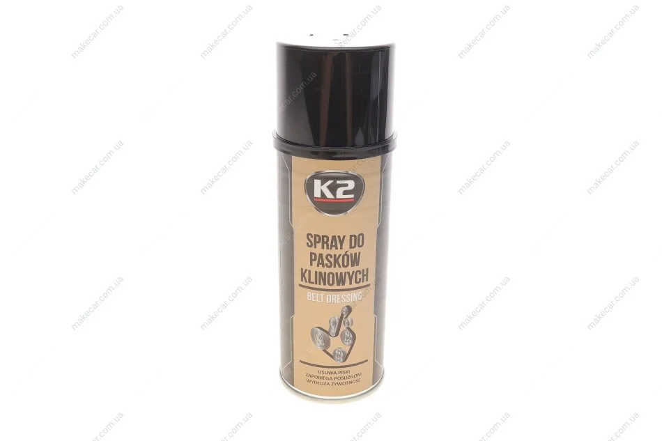 <strong>Засіб для змащення клинових ременів / PRO BELT DRESSING 400ML K2 W126 (фото 1)</strong>