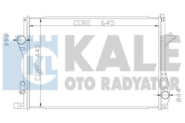 <strong>KALE BMW радіатор охолодження 5 E39,7 E38 520/750 Kale-oto-radyator 341915 (фото 1)</strong>
