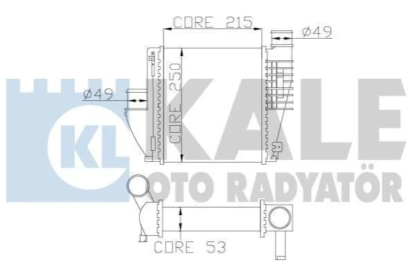 <strong>Інтеркулер Citroen C4 Grand Picasso II, C4 Picasso II KALE OTO RADYATOR Kale-oto-radyator 342815 (фото 1)</strong>