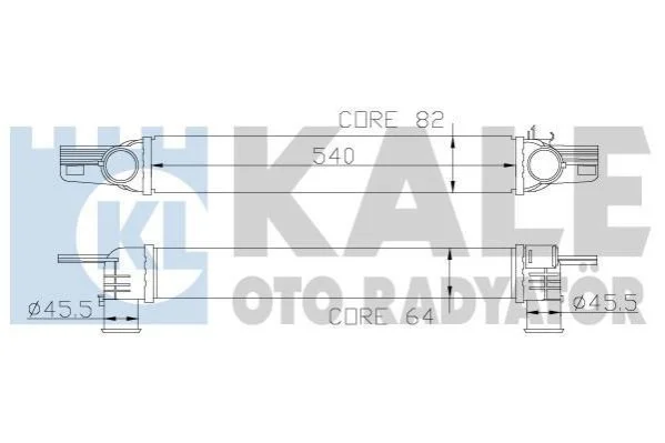 <strong>Інтеркулер Citroen Nemo (09-) KALE OTO RADYATOR Kale-oto-radyator 344300 (фото 1)</strong>