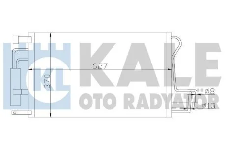 Радіатор кондиціонера Hyundai Tucson, Kia Sportage KALE OTO RADYATOR для Kale-oto-radyator 379900 фото товару