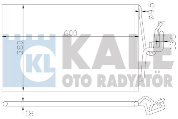 <strong>KALE OPEL Радіатор кондиціонера (конденсатор) Combo Tour,Corsa C Kale-oto-radyator 382000 (фото 1)</strong>