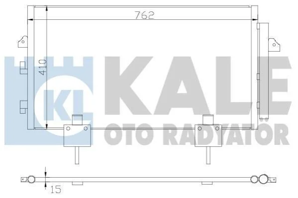 <strong>Радиатор кондиционера Toyota Rav 4 II KALE OTO RADYATOR Kale-oto-radyator 383400 (фото 1)</strong>
