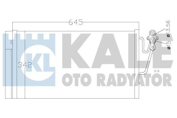 <strong>KALE BMW Радіатор кондиціонера (конденсатор) Mini Cooper, One, Clubman, Countryman, Paceman Kale-oto-radyator 384900 (фото 1)</strong>