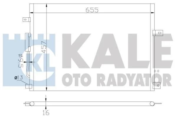 <strong>KALE JEEP Радіатор кондиціонера (конденсатор) Grand Cherokee II 2.7CRD/4.7 99-03 Kale-oto-radyator 385700 (фото 1)</strong>
