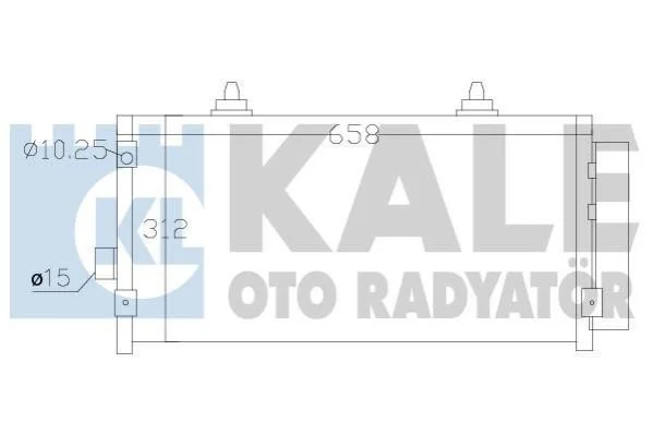 <strong>Радиатор кондиционера Subaru Forester, Impreza, Xv KALE OTO RADYATOR Kale-oto-radyator 389500 (фото 1)</strong>