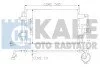 <strong>KALE VW Радіатор кондиціонера Audi A3, Skoda Octavia II, SuperB, Caddy III,Golf V,VI, Touran Kale-oto-radyator 390600 (фото 1)</strong>