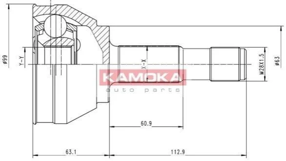 <strong>Шрус зовнішній KAMOKA 6152 (фото 1)</strong>