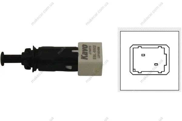 <strong>PARTS NISSAN Выключатель STOP-сигналов Interstar,Kubistar,Primastar,Renault Clio II,Laguna II,Kangoo,Master II,Trafic II,Opel Vivaro KAVO EBL-6502 (фото 1)</strong>