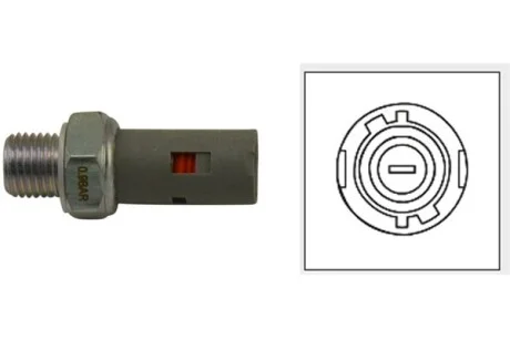 PARTS NISSAN Датчик давления масла Kubistar,Renault Clio -05 1.2, Kangoo 1.2 97- для Dacia, Renault, Nissan KAVO EOP-6503 фото товару