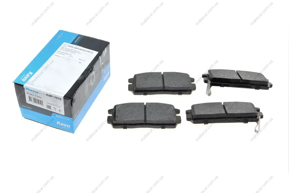 <strong>Гальмівні колодки зад. Chevrolet Captiva 06- (akebono) KAVO KBP-1010 (фото 1)</strong>