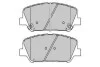 <strong>PARTS HYUNDAI Комплект гальмівних колодок i30 (GD) 1.4 CRDi 12-, KIA CEED (JD) 1.4 CVVT 12-18 KAVO KBP-3060 (фото 1)</strong>