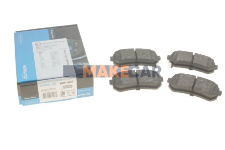 Колодки тормозные задние Accent/Sonata/Ceed/Sportage 04- KAVO KBP-4007 (фото 1)