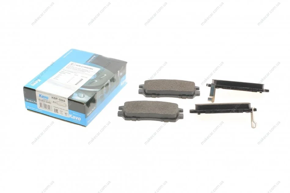 <strong>PARTS MITSUBISHI Тормозные колодки задн. Pajero 2.5TDI,2.8TDI 3.0I V6 91- KAVO KBP-5504 (фото 1)</strong>
