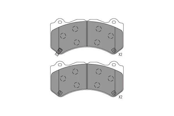 <strong>PARTS CHEVROLET Колодки гальмівні Camaro, JEEP KAVO KBP-6627 (фото 1)</strong>