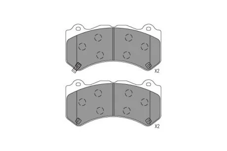 PARTS CHEVROLET Колодки гальмівні Camaro, JEEP для KAVO KBP-6627 фото товару