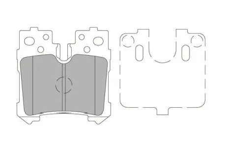 PARTS TOYOTA Гальмівні колодки задн.Lexus LS 06- для KAVO KBP-9122 фото товару