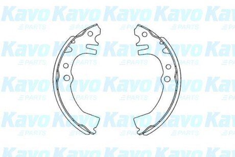 PARTS DAIHATSU Щеки торм. MOVE (L9_) 1.0 i 98-02 KAVO KBS-1901 фото товару