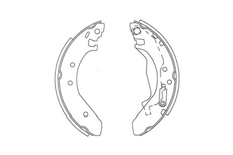 Купить PARTS ROVER щоки гальмівні 200, 400,Honda Civic 90-00 KAVO KBS-2911 по низкой цене в Украине (фото 1)