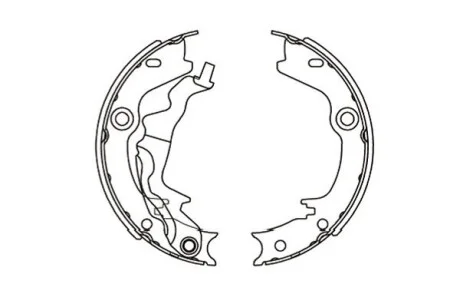 PARTS HYUNDAI Тормозные щеки Accent -10, KIA Rio 05- для Suzuki, Nissan KAVO KBS-3416 фото товару