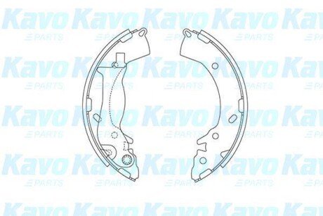 PARTS HYUNDAI щоки гальмівні i10/20,Solaris,Kia Rio III 08- KAVO KBS-3419 фото товара