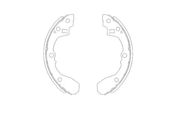 <strong>PARTS KIA щоки гальмівні задн. Rio 00- KAVO KBS-4403 (фото 1)</strong>