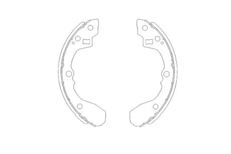 PARTS KIA щоки гальмівні задн. Rio 00- для KIA KAVO KBS-4403 фото товару