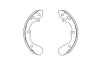 <strong>PARTS MAZDA Щеки тормозные 626 1.6 83-12 /87 200X26 KAVO KBS-4407 (фото 1)</strong>