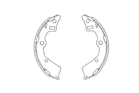 PARTS Щеки тормозные KIA PICANTO 04- для KIA KAVO KBS-4409 фото товару