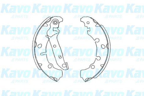 PARTS FORD Щеки тормозные Fiesta 95-,Fusion 02- KAVO KBS-5402 фото товара