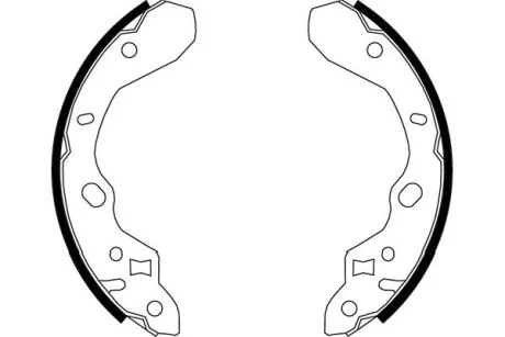 PARTS MAZDA Щеки тормозные 323 BJ 98-03 для Mazda KAVO KBS-5413 фото товару