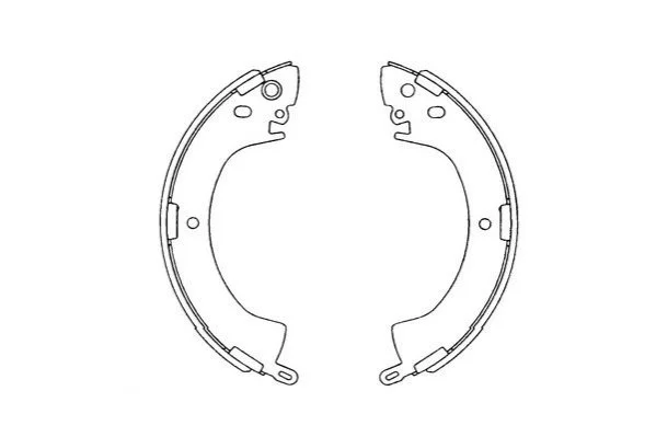 <strong>PARTS MITSUBISHI Щеки тормозные Pajero 86- KAVO KBS-6408 (фото 1)</strong>