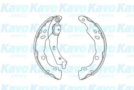 PARTS RENAULT Щеки тормозные Duster,Clio II,Logan,Sandero KAVO KBS-7407 фото товару