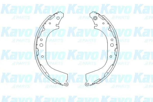 <strong>PARTS NISSAN щоки гальмівні PickUp 88-01 KAVO KBS-7411 (фото 1)</strong>