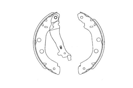 PARTS RENAULT щоки гальмівні Kangoo,Nissan Kubistar,Primera 96- KAVO KBS-7419 фото товару