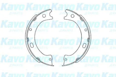 PARTS NISSAN колодки ручного гальма Patrol III/V для KAVO KBS-7420 фото товару