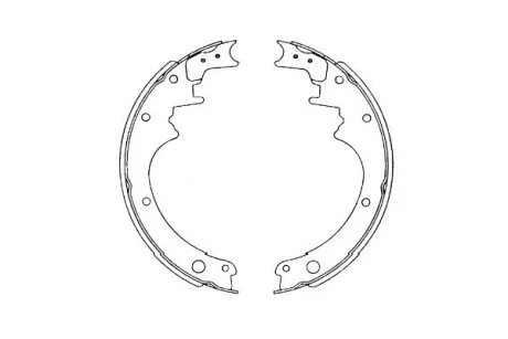 PARTS NISSAN щоки гальмівні PATROL 2.8-3.0 DS 82- для KAVO KBS-7426 фото товару