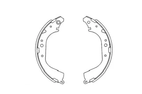 PARTS NISSAN Щеки тормозные Pathfinder II,4 Runner,Hilux,Land Cruiser для Toyota, Chevrolet KAVO KBS-9901 фото товару