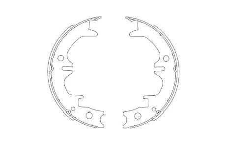 PARTS TOYOTA щоки гальмівні Camry -01 для Toyota, Lexus KAVO KBS-9911 фото товару